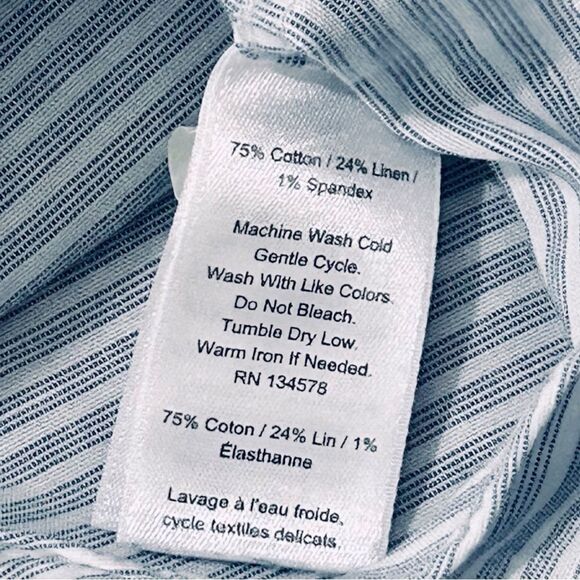 Vineyard Vines Men’s Slim Fit Kenepa Stripe Murray Long Sleeve Shirt Size Small - Picture 5 of 8